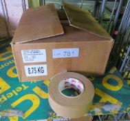 Scapa Cloth Adhesive Tape Buff Tan 15x 50M Roll Per Box