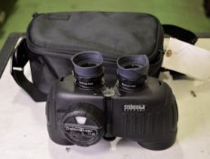 Steiner Commander 7x50 Compass Binocular In Case Damage Lens