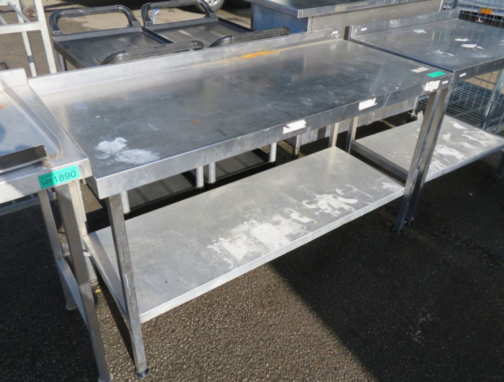 Stainless Steel Table - L1530 x W670 x H920mm - Image 2 of 2