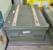 Green Metal Case - L 800mm x W 600mm x H 330mm