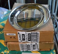 Genware Stainless Steel Oval Flat 12" Servery Dish - 10 Per Box - 2 boxes