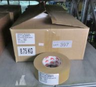 Scapa Cloth Adhesive Tape Buff Tan 15x 50M Roll Per Box - 2 boxes