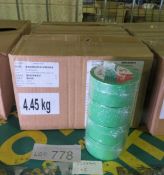 Scapa Tape PVC Green Water Resistant 25x 33M Roll Per Box - 2 boxes