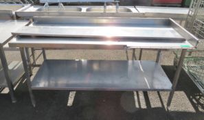 Stainless work top