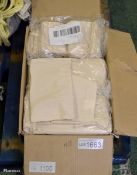 Drawstring Bags - 30 x 15cm - unbleached - 100 per bag - 3 bags per box