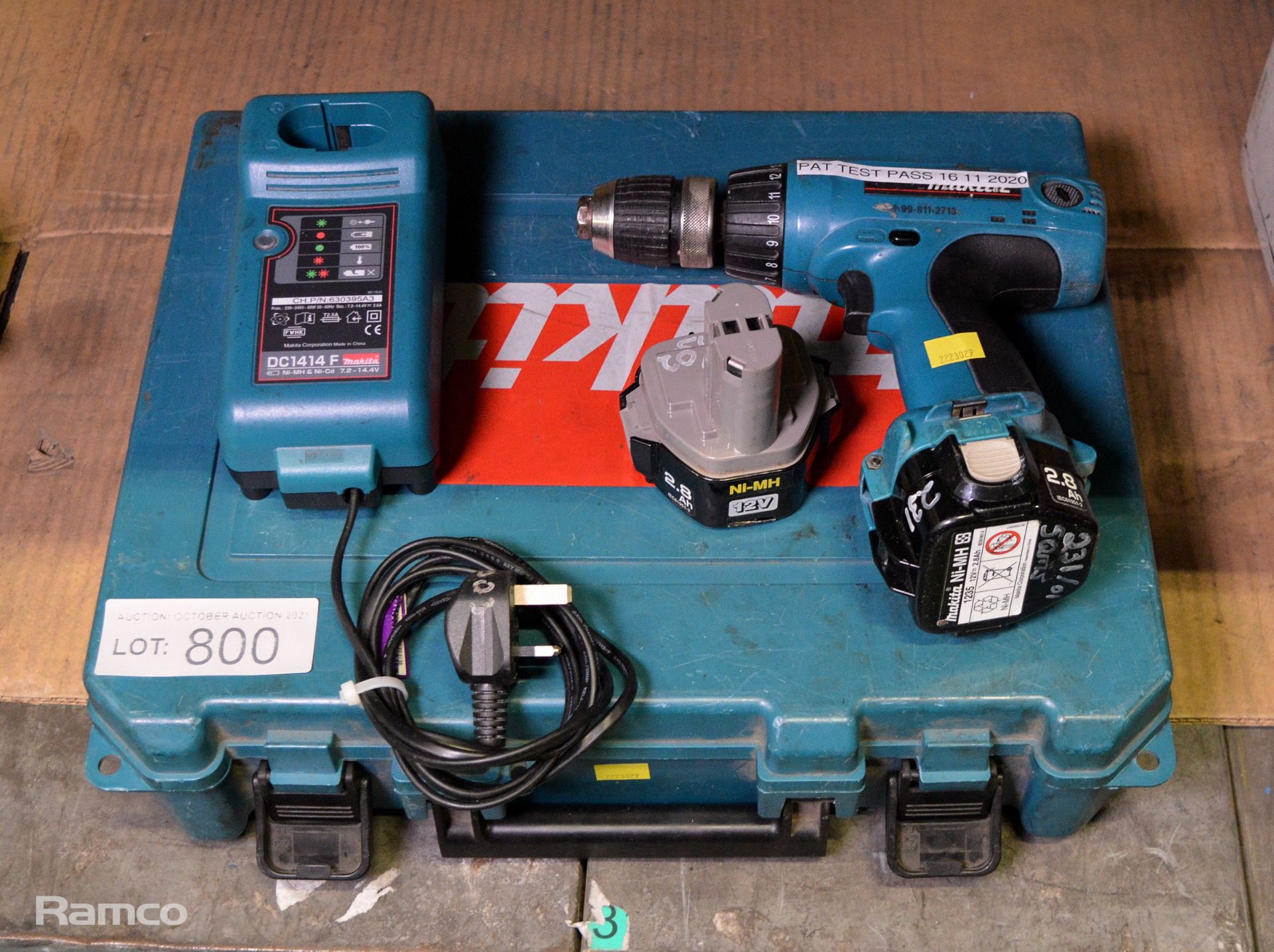 Makita 6317 12v Cordless Drill, Charger, Battery with Case