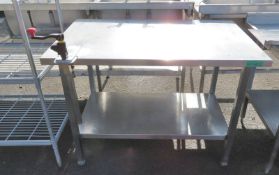 Stainless work top