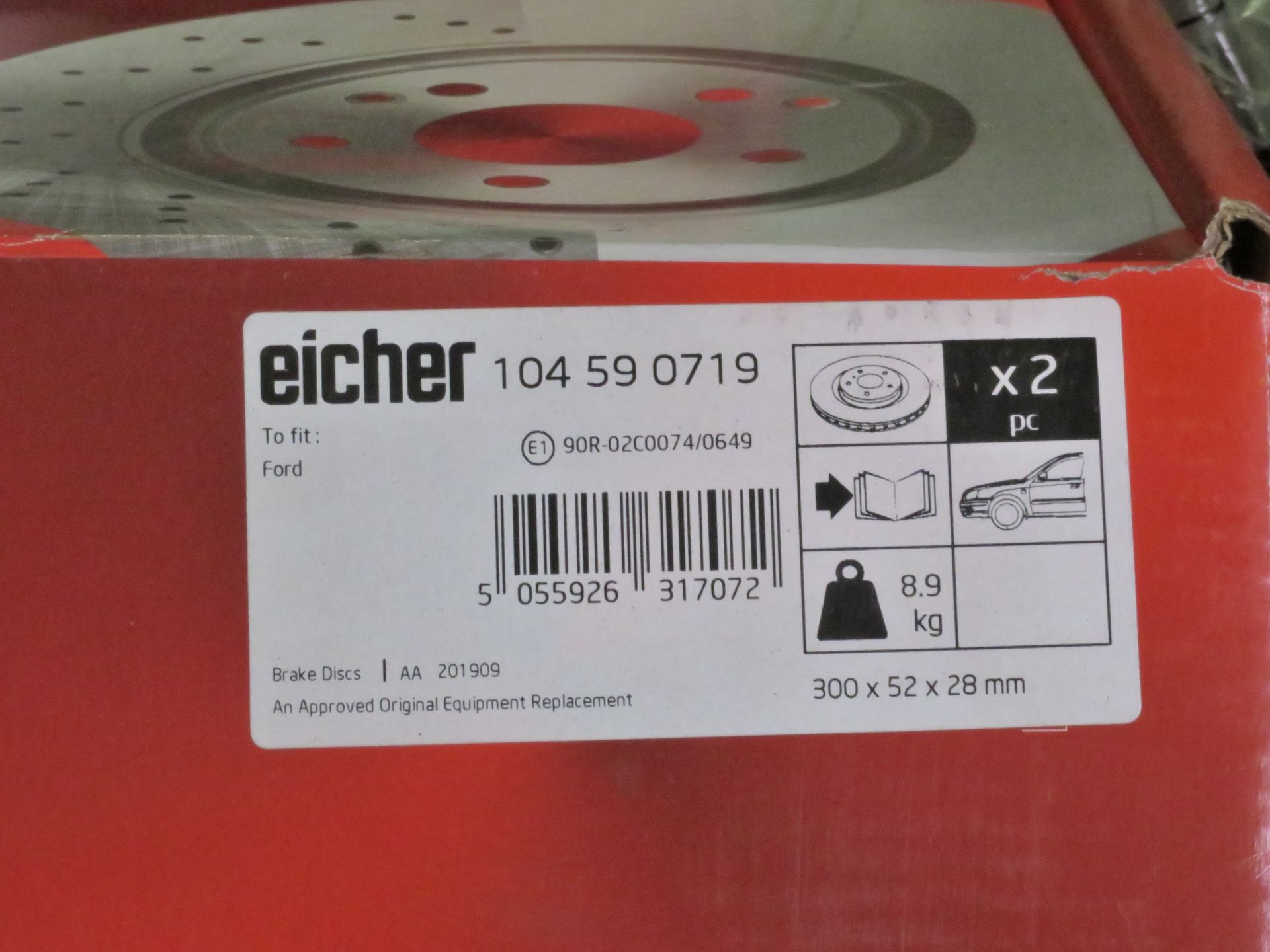 Vehicle parts - Don, Pagid, Eicher, MIntex, Drivemaster brake discs - see picture for itin - Image 3 of 4