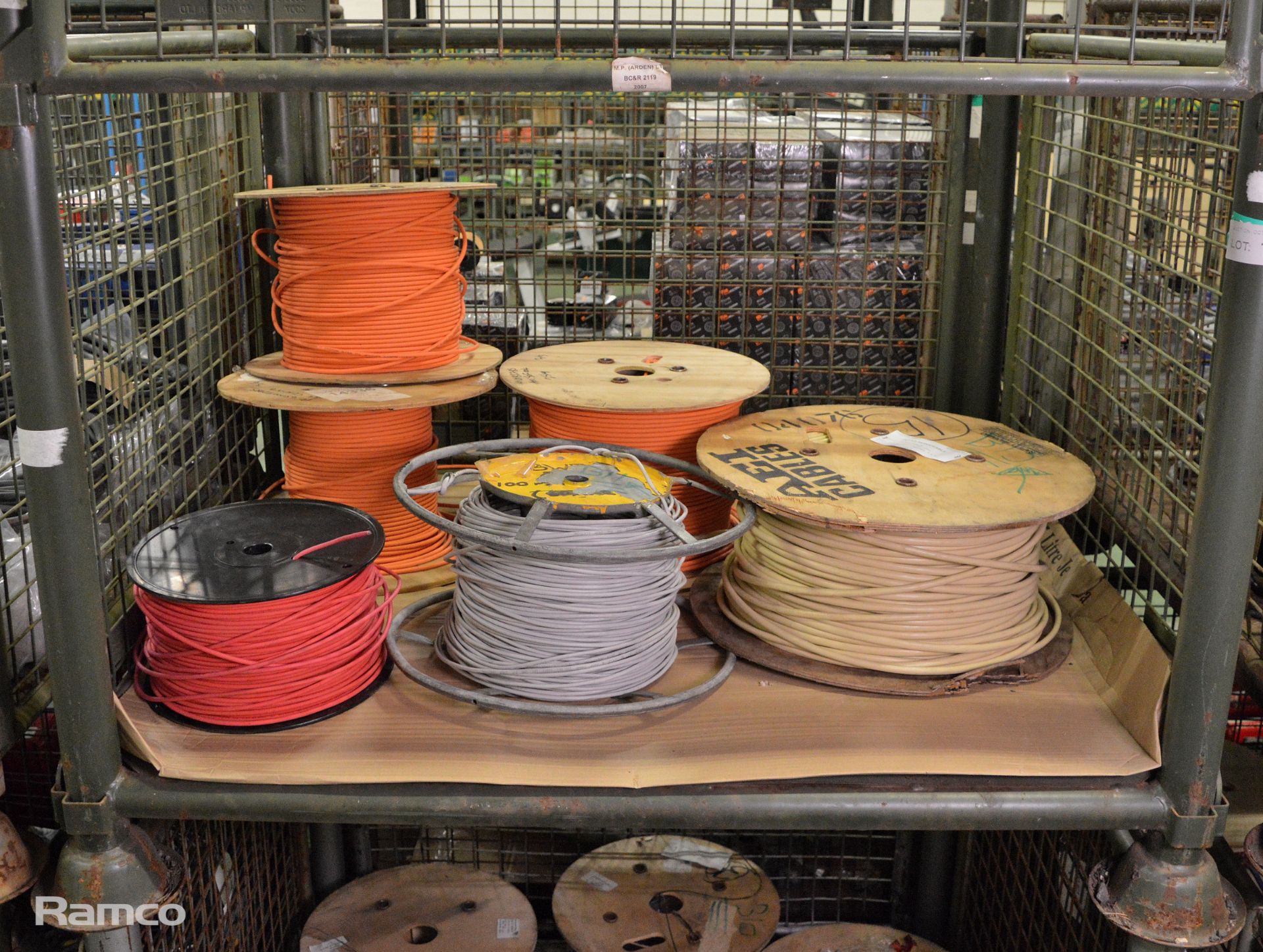 Various Cat 5 Cable - Unknown Lengths - 6 reels