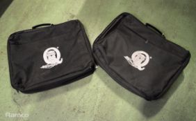 2x Qwizdom Carry Cases