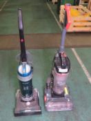 2x Upright vacuum cleaners