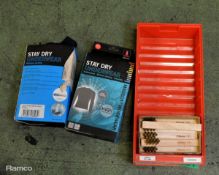 Beta Wire Brushes, Stay Dry Under Workwear & Workshop small storage bin