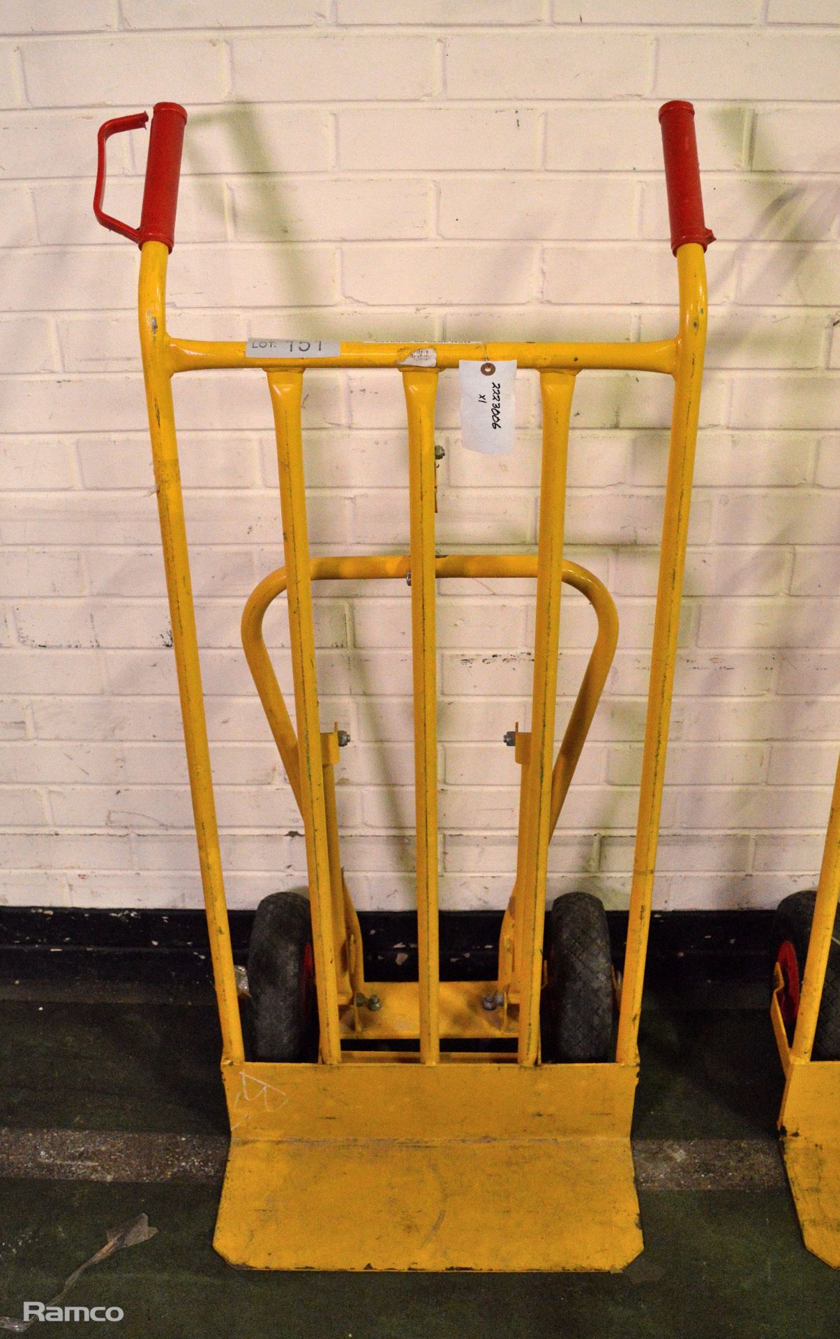 3-Way Hand Sack Truck - yellow