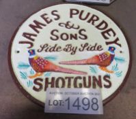James Purdey & sons cast signs