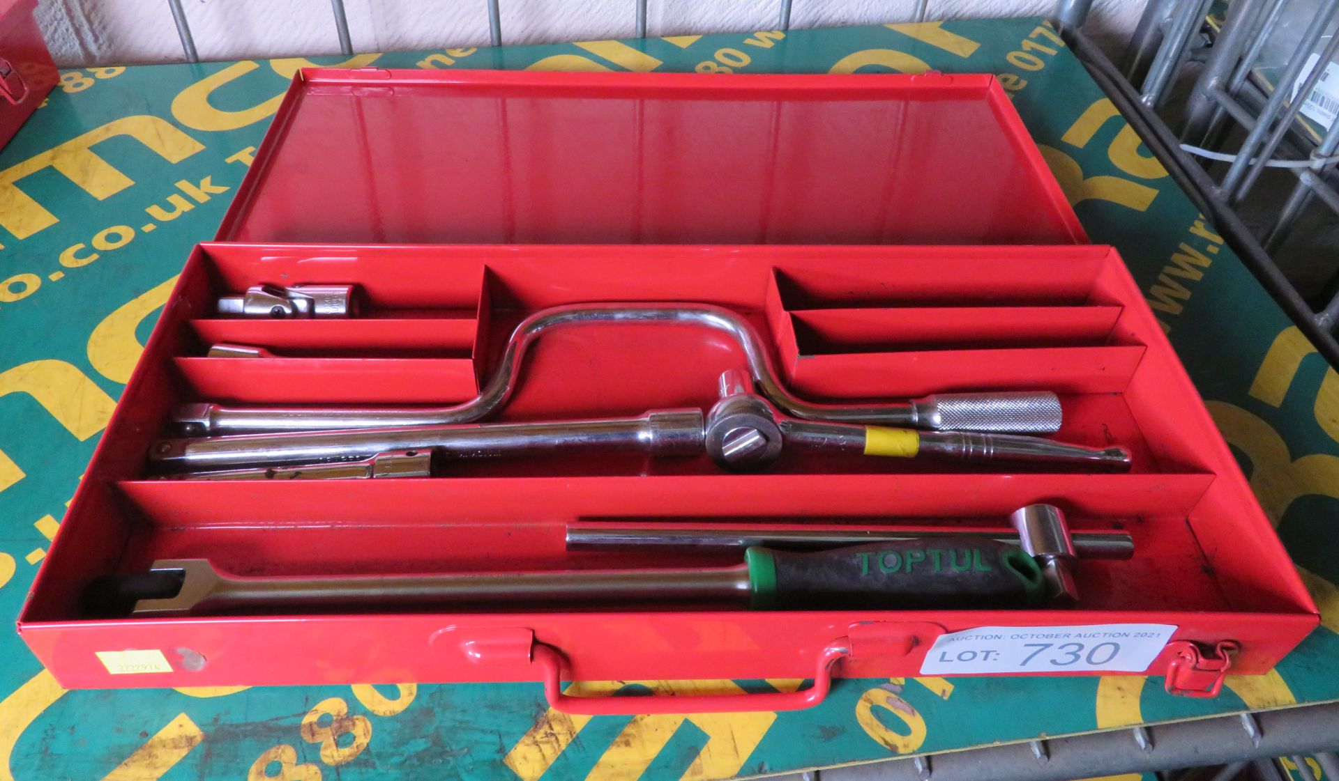 Socket Set in metal tool box