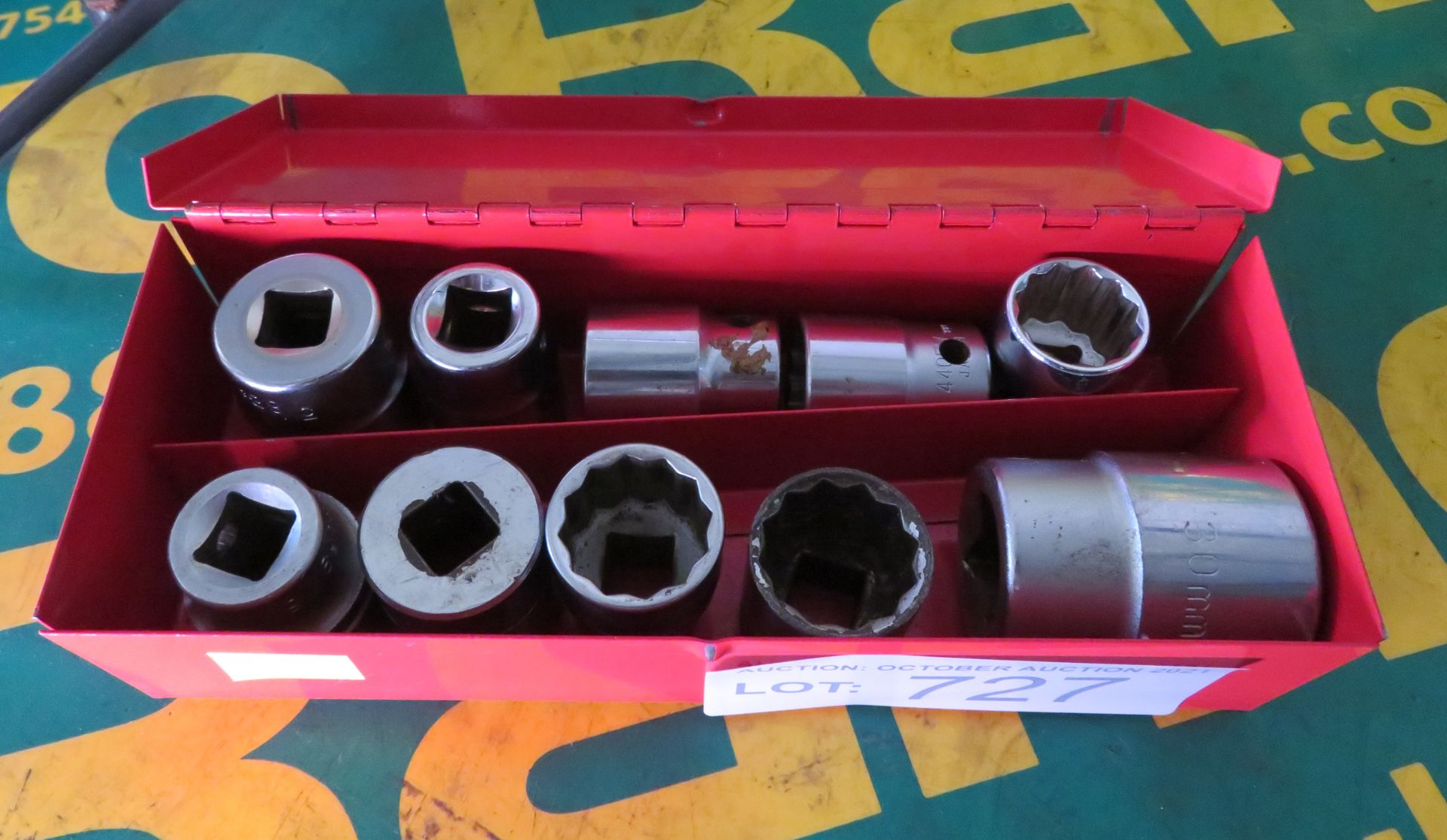 Socket Set in metal tool box - Image 2 of 3