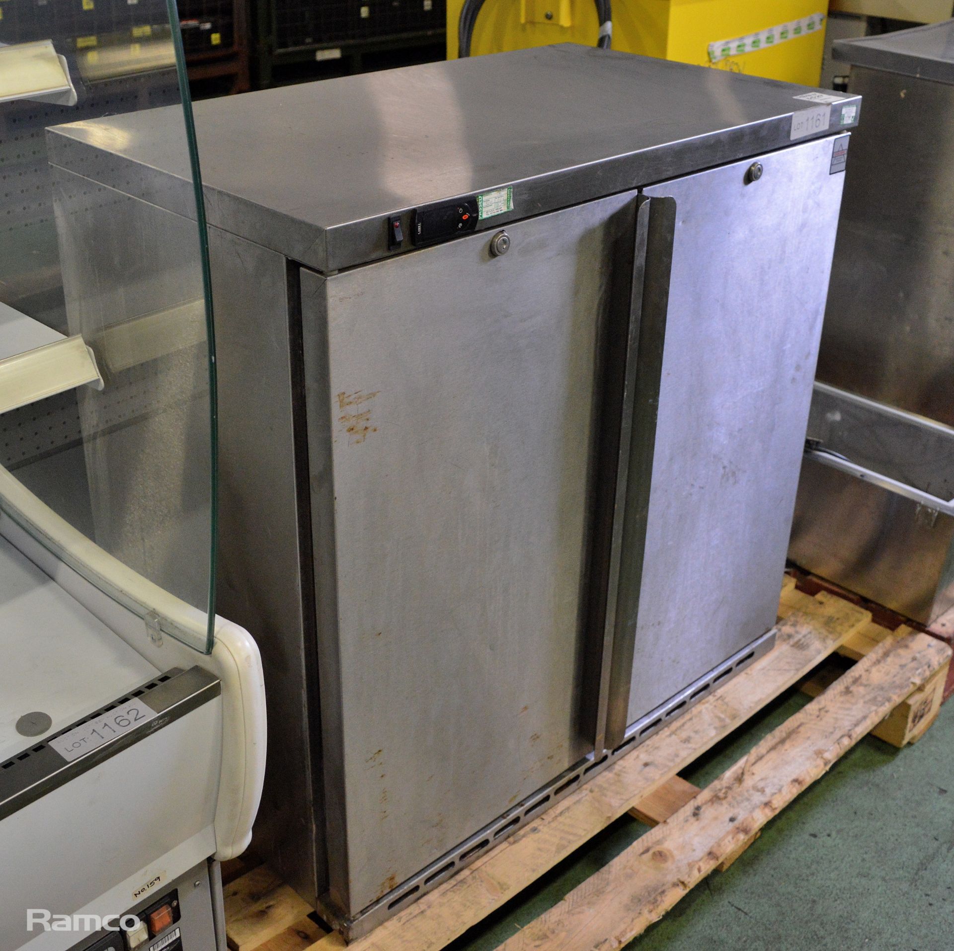 Osborne 250E Stainless Steel 2-Door Refrigerator - L900 x W560 x H900mm - Image 3 of 7