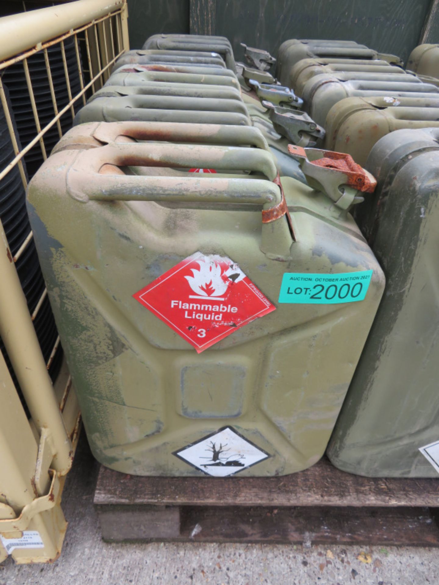 5x Ex-MOD Jerry Cans - Image 2 of 2