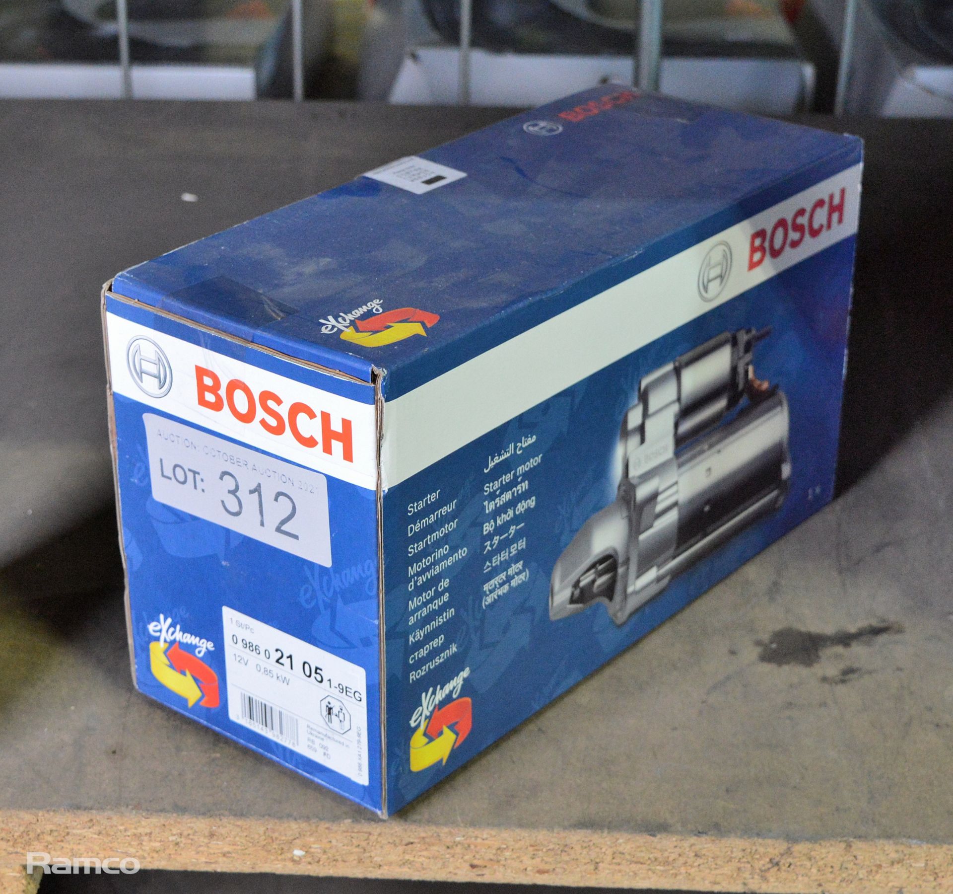 Bosch starter motor - 21 05 - 12V 0.85kW