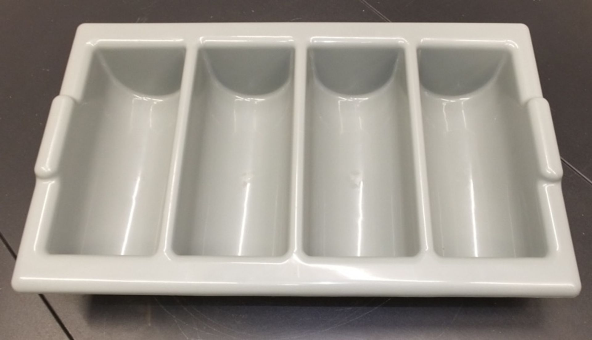 60x Cutlery trays - plastic grey - Image 3 of 3