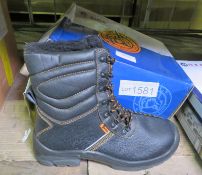 Saiga leather safety boots size 45