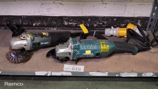 Makita 9564H Electric Angle Grinder 110v & Makita GA5021 Electric Angle Grinder 110v