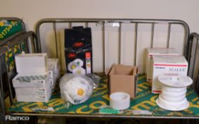 Klinger Sealex tape, FlexO Vit unit, JSP face mask, St John Ambulance detectable plasters