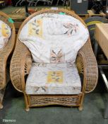 Wicker chair - cushions in need of repair