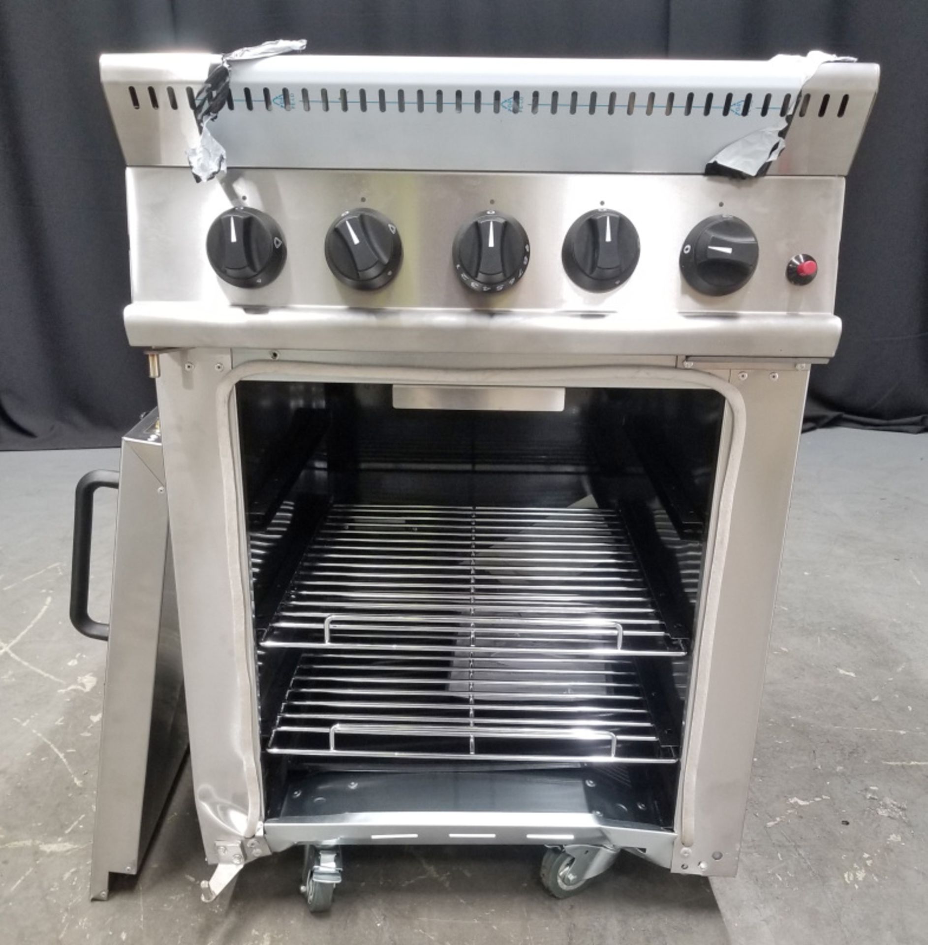 Parry 4 Burner Gas Oven - Model GB4 Serial No.060160104 - L610 xW770 x H850mm - PLEASE SEE