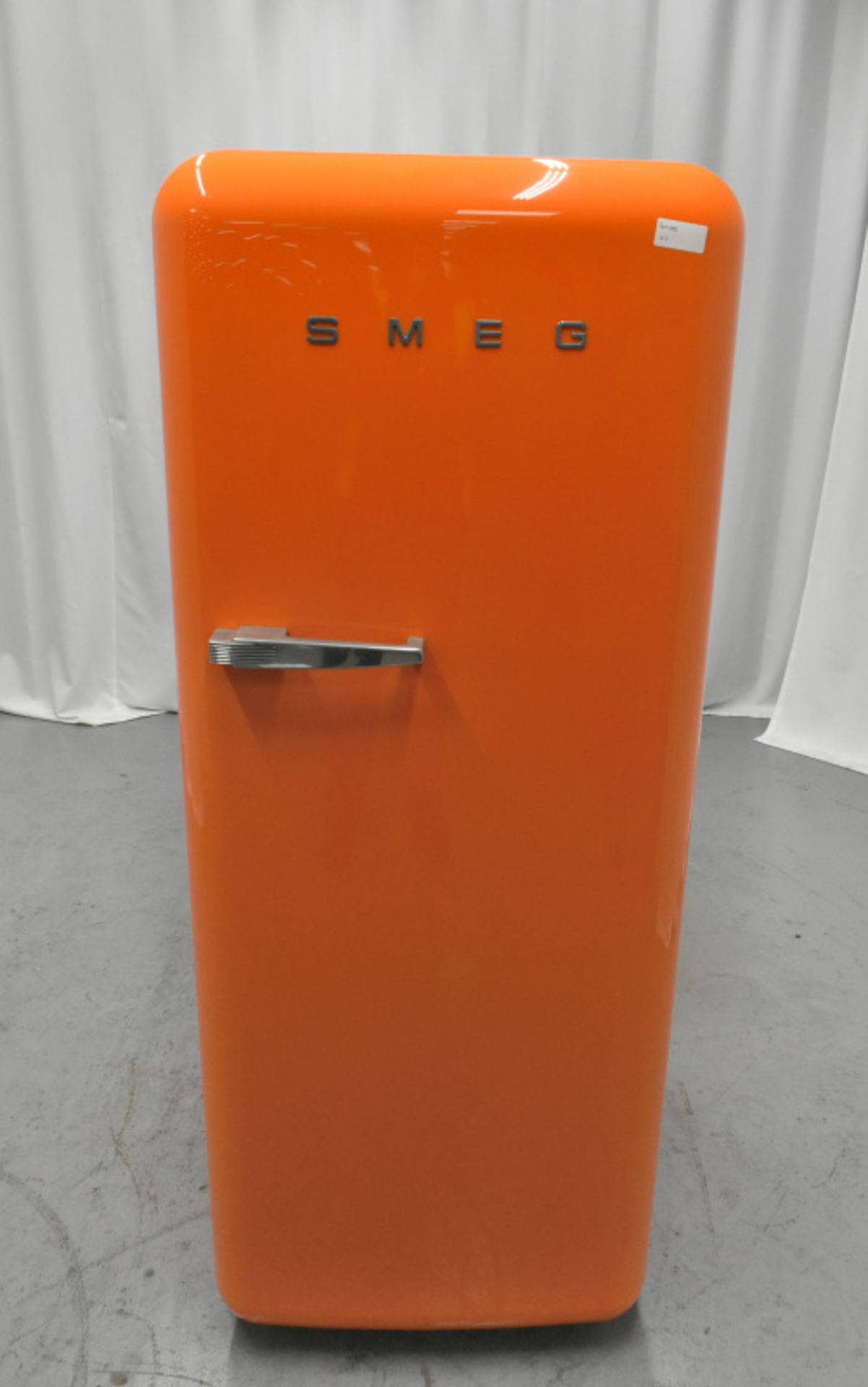Smeg Retro Orange Fridge - Model FAB28QO1 with small freezer compartment - 600 x 1510 x 54