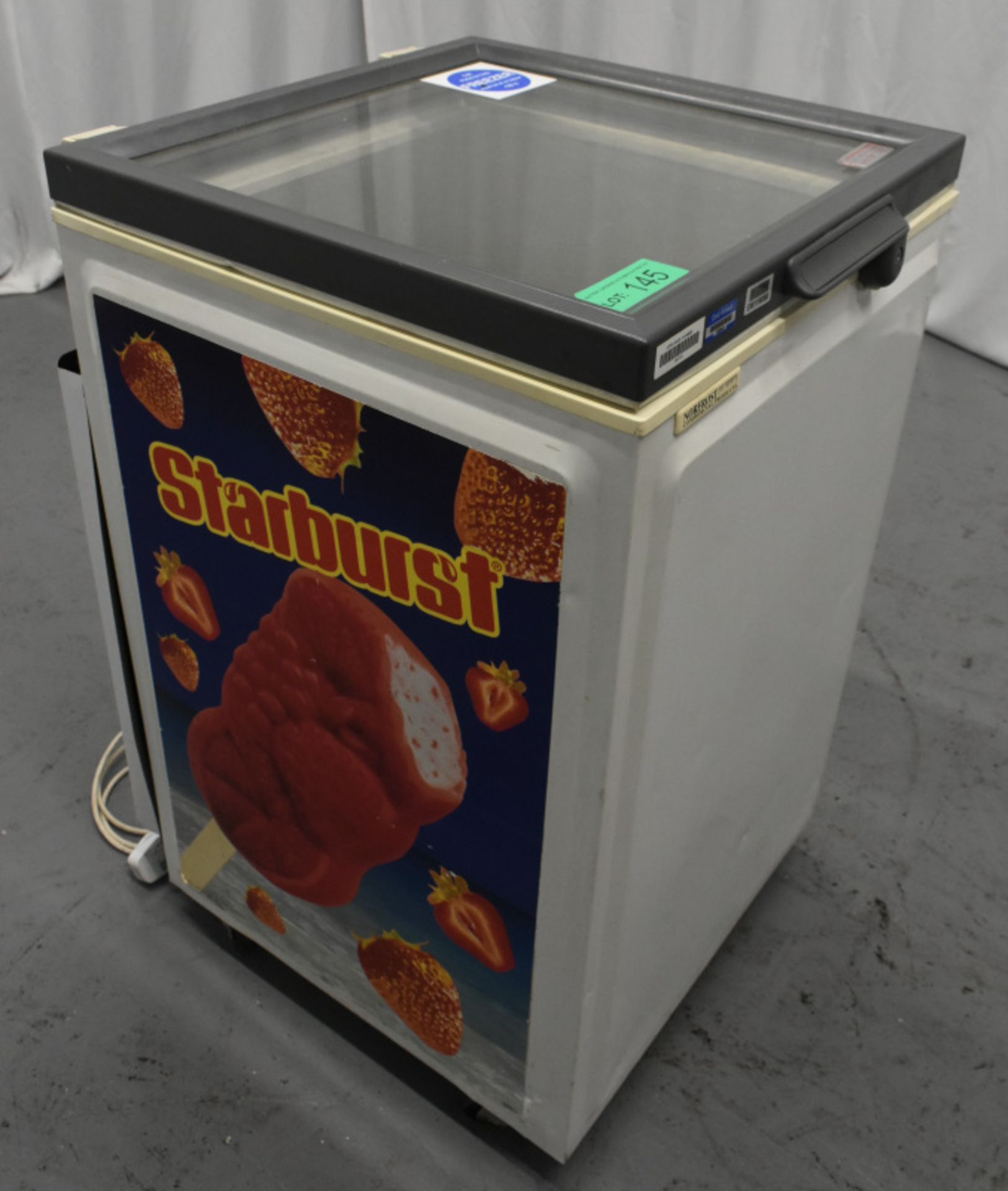 Norfrost Deep Freezer with glass top - Model MCF100G Serial No.1395/0046530 - L550 x W600 - Image 8 of 9