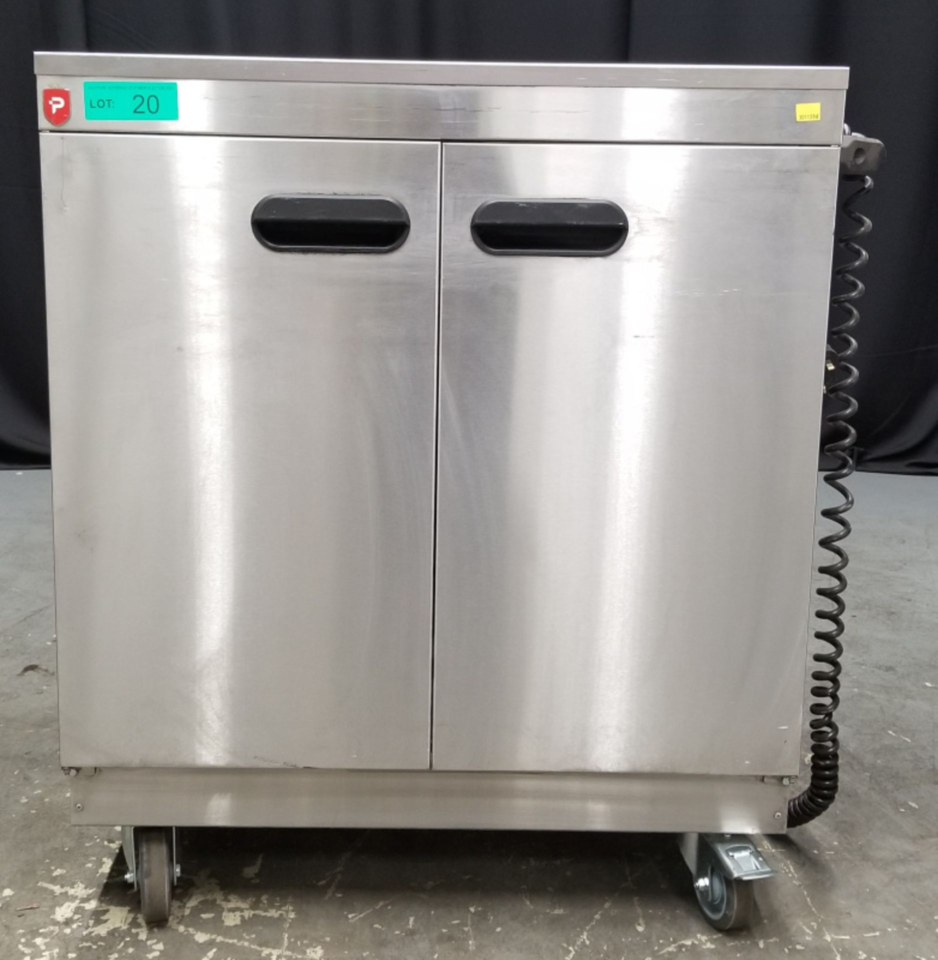 Parry Mobile Hot Cupboard - Model 1888 Serial No.170040796 - L780 x W620 x H930mm - PLEAS