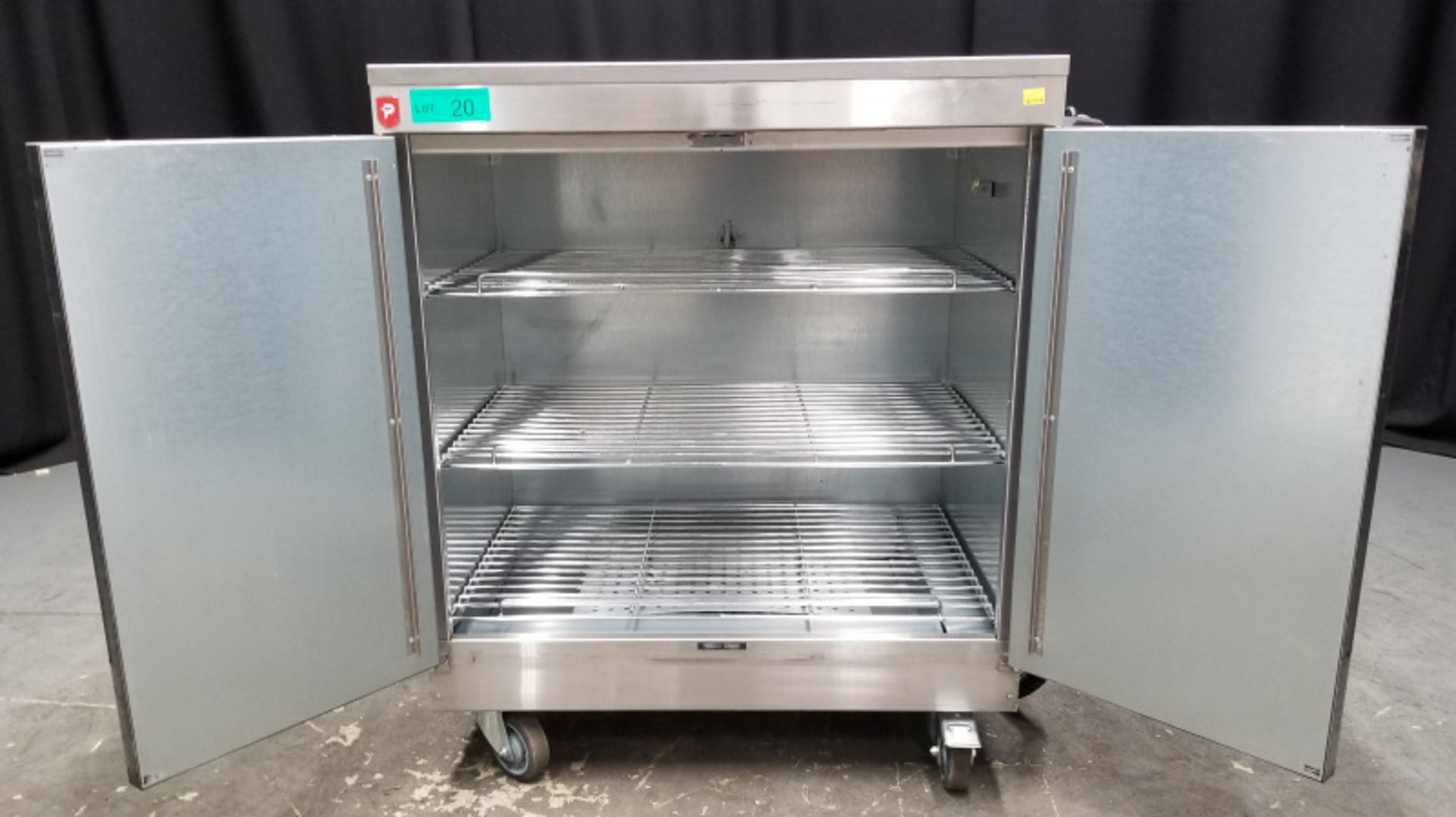 Parry Mobile Hot Cupboard - Model 1888 Serial No.170040796 - L780 x W620 x H930mm - PLEAS - Image 2 of 7