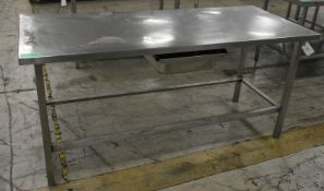 Catering Table with Drawer - L1800 x W750 x H850mm