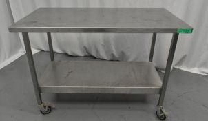 Catering Trolley Table - L1200 x W600 x H850mm