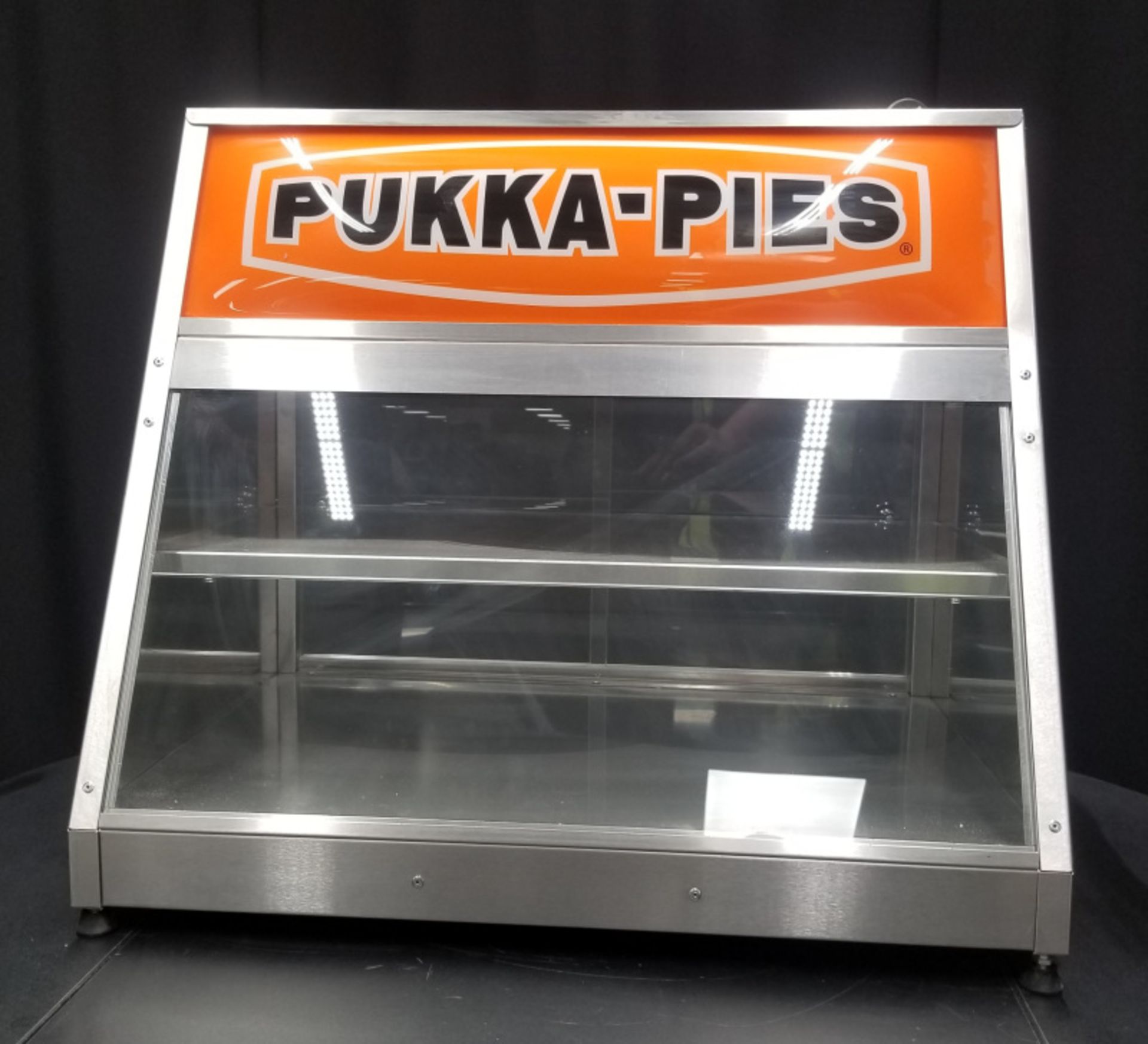 Pukka Pie Display Cabinet rear opening - Model P16R - L610 x W430 x H600mm