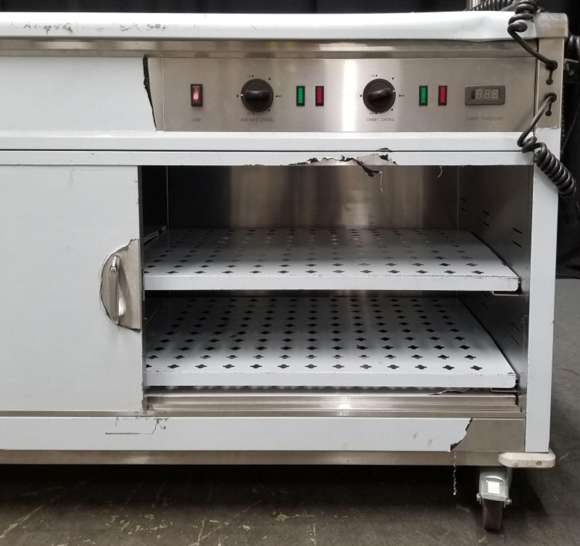 Parry Mobile Bain Marie Servery with Light Unit - Model MSB15G Serial No.170360050 -L1630m - Image 11 of 23