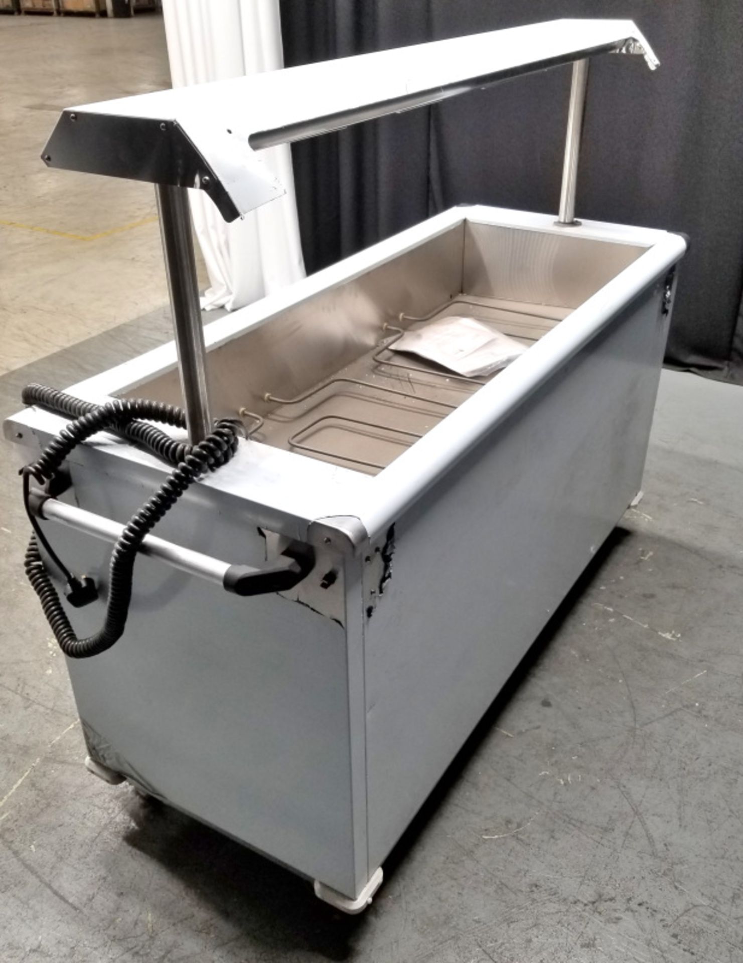 Parry Mobile Bain Marie Servery with Light Unit - Model MSB15G Serial No.170360050 -L1630m - Image 4 of 23