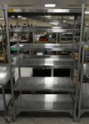 Catering Shelving Unit - L1190 x W590 x H2100mm