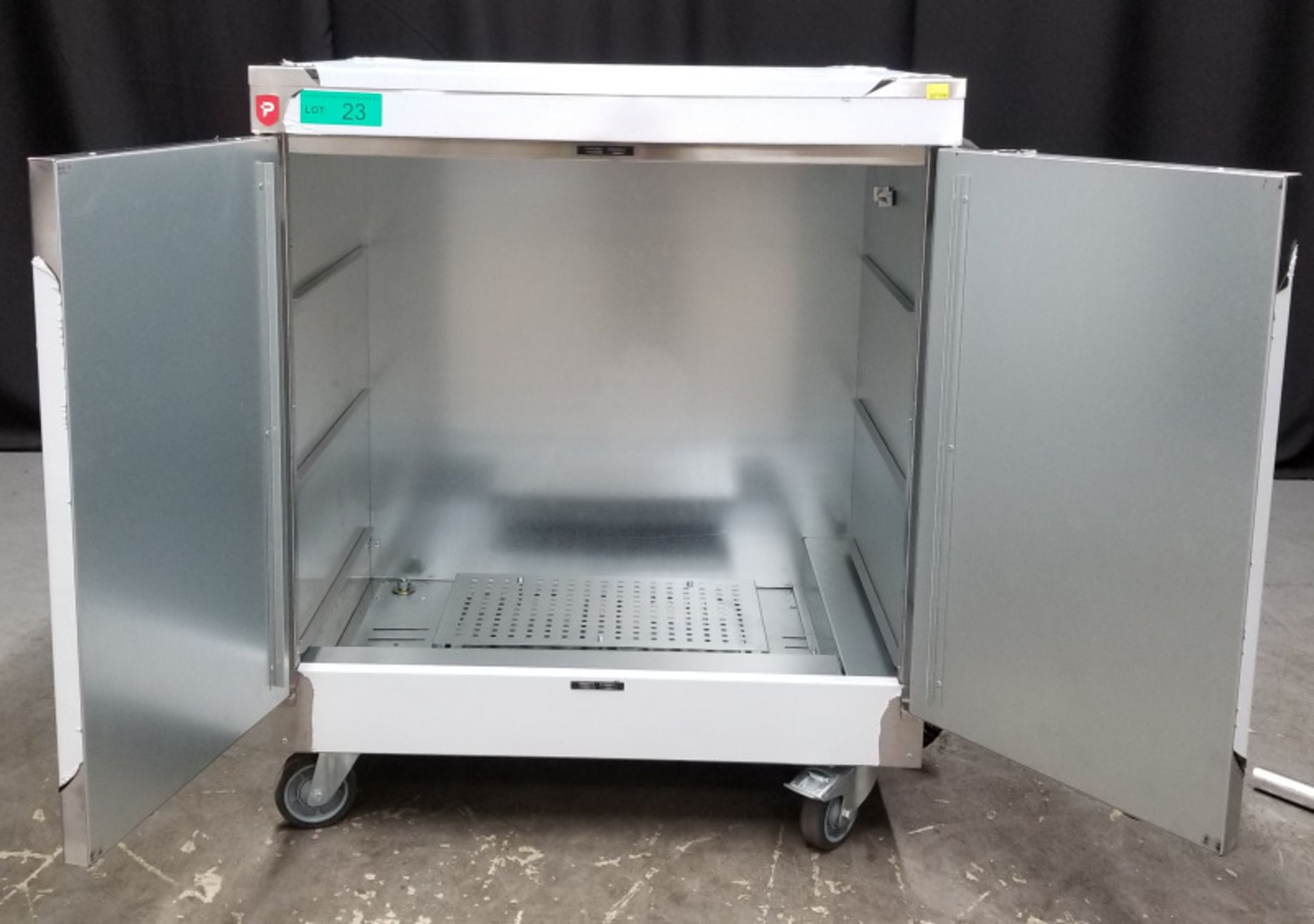 Parry Mobile Hot Cupboard - Model 1888 Serial No.170040855 - L780 x W620 x H930mm - PLEASE - Image 2 of 9