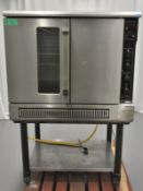 Falcon Gas Convection Oven on stand