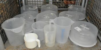 Plastic Cake Containers & Measuring Jugs