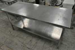 Catering Table with Drawer - L1800 x W750 x 850mm