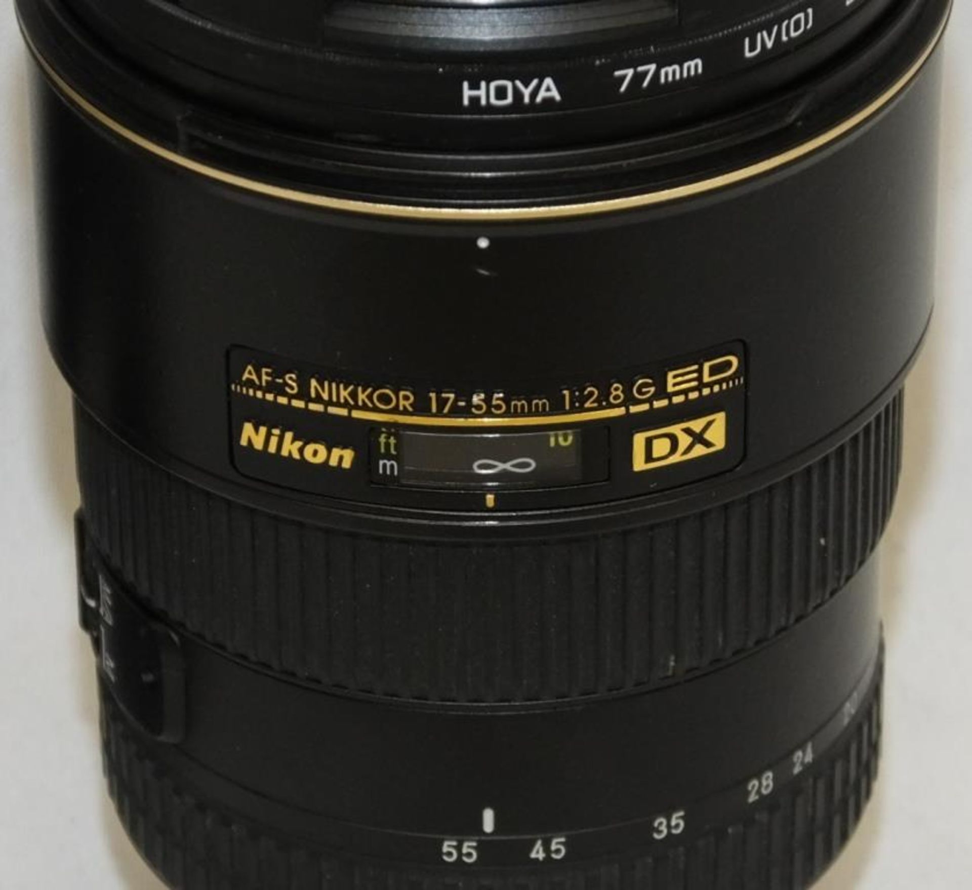 Nikon DX AF-S Nikkor 17-55mm 1:2.8 G ED Lens - Serial No. - 332048 with Nikon HB-31 Lens Hood - Image 2 of 7