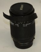 Nikon AF Nikkor 70-210mm 1:4-5.6 Lens - Serial No. - 2432172 rubber grip coming away as seen in pics
