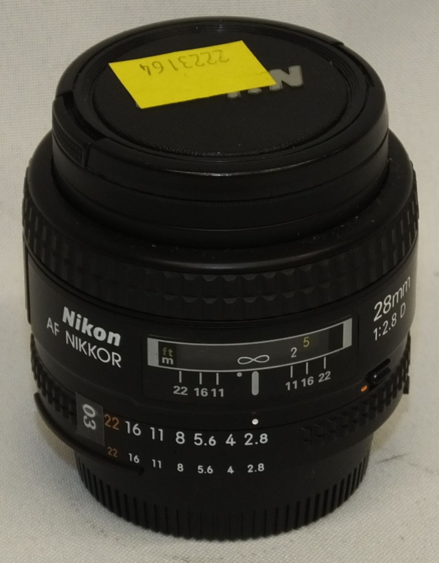 Nikon AF Nikkor 28mm 1:2.8 Lens - Serial No. - 403541 - with HOYA 52mm UV(O) Filter