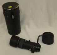 Nikon ED AF Nikkor 300mm 1:4 Lens with Nikon L37c 82mm Filter and Nikon CL-42 Case