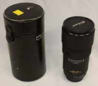 Nikon ED AF Nikkor 180mm 1:2.8 Lens with HOYA 72mm UV(O) Filter and Nikon CL-38 Case