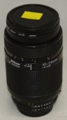 Nikon AF Nikkor 70-210mm - 1:4-5.6 Lens - Serial No. - 2432163 with HOYA 62mm UV(O) Filter