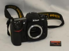 Nikon D300 camera body - serial 8014245 - no battery - 1x Sandisk 8GB card